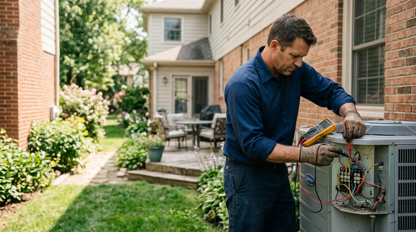 HVAC technician working near Lyle, WA